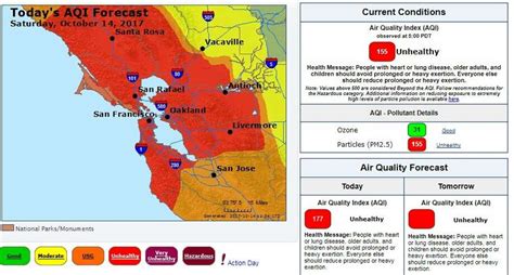air quality bay area saturday